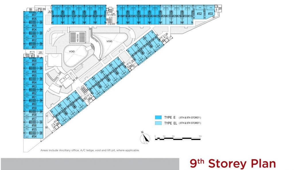 T-Space Tampines Floor Plan Level 9